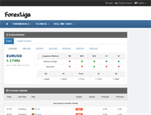 Tablet Screenshot of forexliga.com